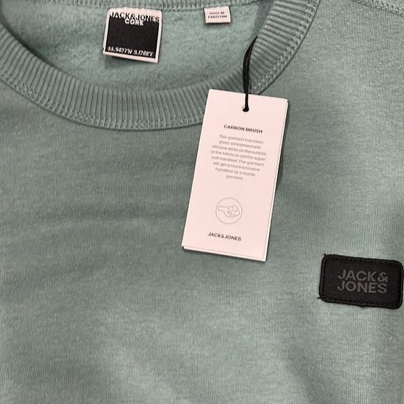 Sweater crew neck for sale for men green carbon brush for everyday - Picture 3 of 5